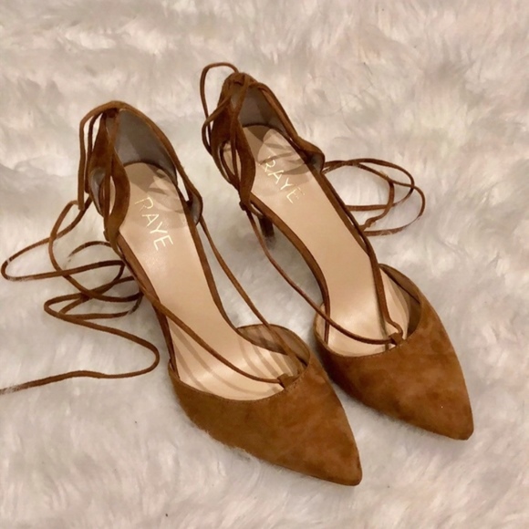 NEW Raye Tamrin High Heel Ankle Wrap Pumps - Picture 3 of 5